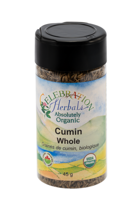 Cumin Seed Whole ~ Bottled Spice ~ Organic ~ 45 g