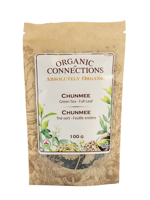 Tea Green Chinese (Chunmee) Full Leaf ~ Retail Pack Bulk ~ Organic ~ 100 g