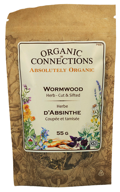 Wormwood Herb C/S ~ Retail Pack Bulk ~ Organic ~ 55 g