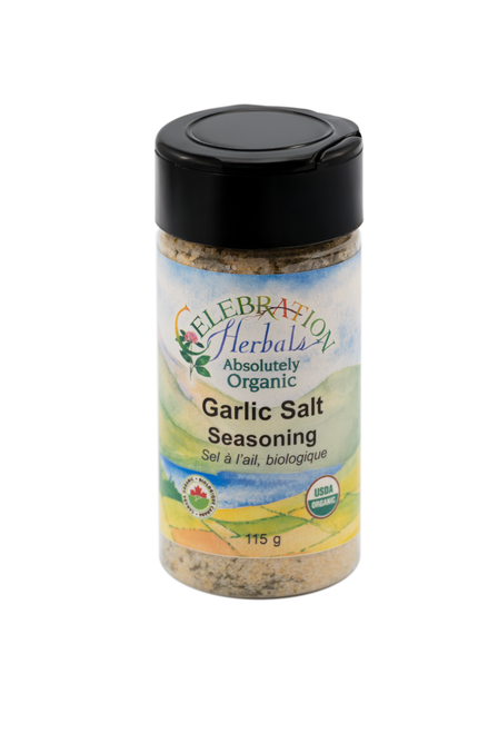 Garlic Salt Blend Fine ~ Botted Spice Blend ~ Organic ~ 115 g