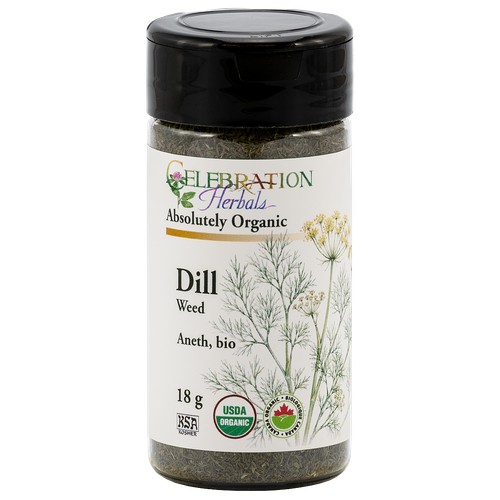 Dill Weed  ~ Bottled Spice ~ Organic ~ 18g