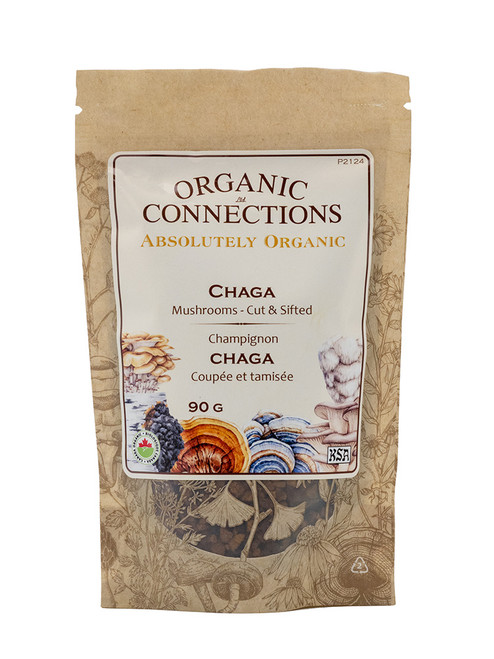 Mushrooms Chaga C/S ~ Retail Pack Bulk ~ Organic ~ 90 g