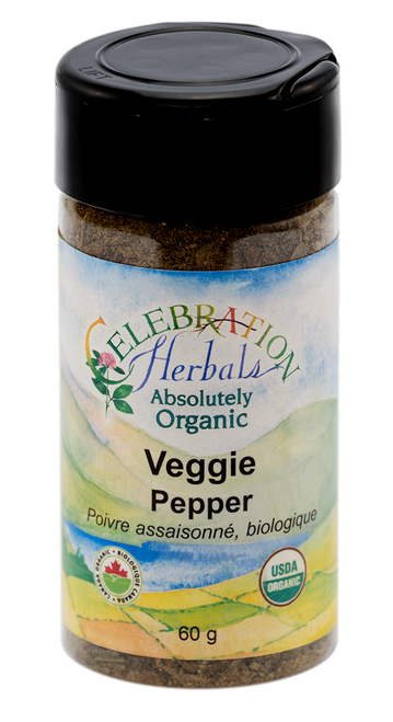 Veggie Pepper ~ Botted Spice Blend ~ Organic ~ 60g