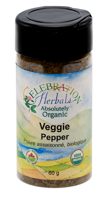 Veggie Pepper ~ Bottled Spice Blend ~ Organic ~ 60g