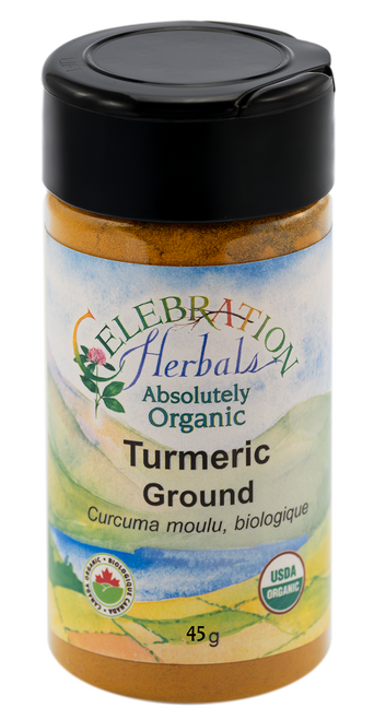 Turmeric Ground ~ Bottled Spice ~ Organic ~ 45g