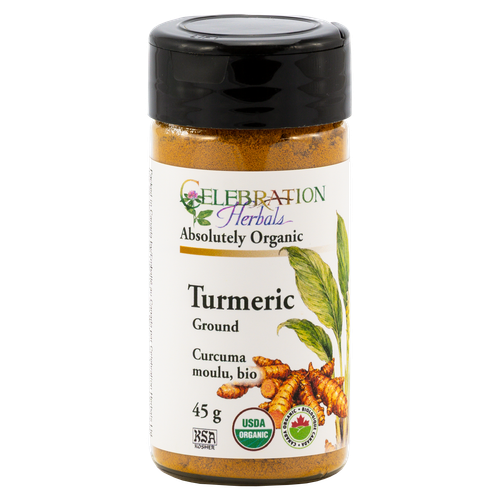Turmeric Ground ~ Bottled Spice ~ Organic ~ 45g