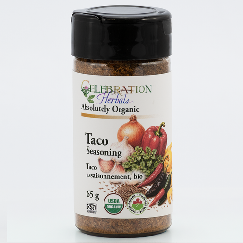 Taco Seasoning ~ Bottled Spice Blend ~ Organic ~ 65g