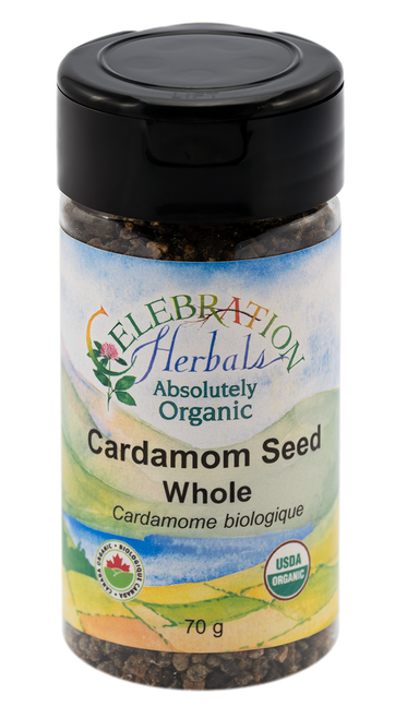 Cardamom Seed Whole ~ Bottled Spice ~ Organic ~ 70 g