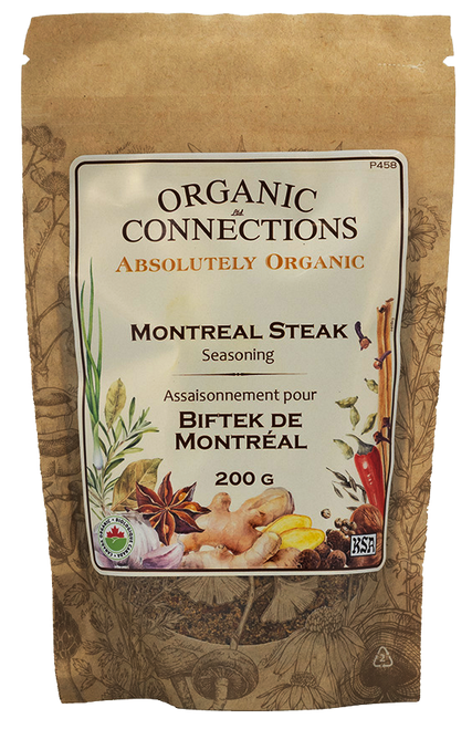 Montreal Steak Seasoning Blend No Cut ~ Retail Pack Bulk ~ Organic ~ 200 g