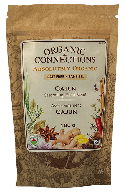 Cajun Seasoning Blend Fine ~ Retail Pack Bulk ~ Organic ~ 180 g