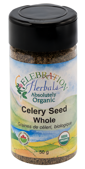 Celery Seed Whole ~ Bottled Spice ~ Organic ~ 50g