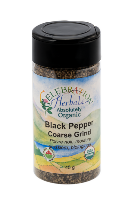 Pepper Black 14 mesh ~ Bottled Spice ~ Organic ~ 65 g