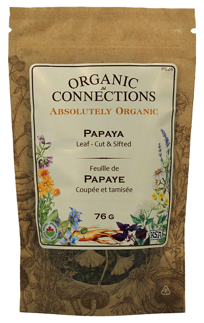 Papaya Leaf C/S ~ Retail Pack Bulk ~ Organic ~ 76 g