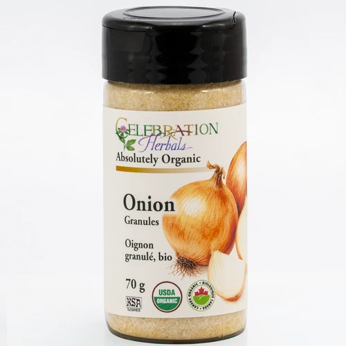 Onion Granules ~ Bottled Spice ~ Organic ~ 70g
