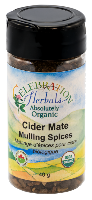 Cider Mate Mulling Spices Blend ~ Botted Spice Blend ~ Organic ~ 40 g