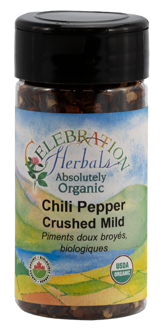Chili Flakes Medium ~ Mild spice level ~ Bottled Spice ~ Organic ~ 35g