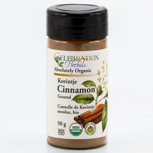 Cinnamon Korintje Ground ~ Indonesian Cassia ~ 3-4% Volatile Oil ~ Bottled Spice ~ Organic ~ 50g