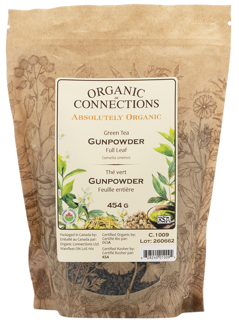 Gunpowder Green Tea Full Leaf ~ Bulk ~ Organic ~ 454g