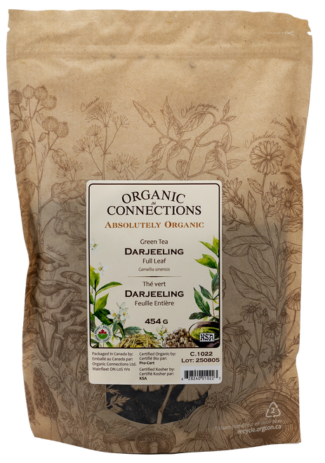 Tea Green Darjeeling Full Leaf ~ Bulk ~ Organic ~ 1 LB