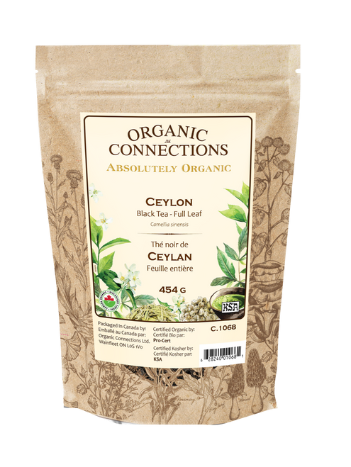 Tea Black Ceylon Full Leaf ~ Bulk ~ Organic ~ 1 LB