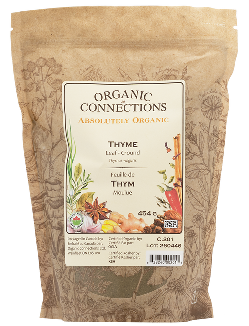 Thyme Leaf Ground ~ Bulk ~ Organic ~ 454g