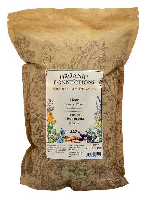 Hop Flowers (Strobile) Whole ~ Bulk ~ Organic ~ 1/2 LB