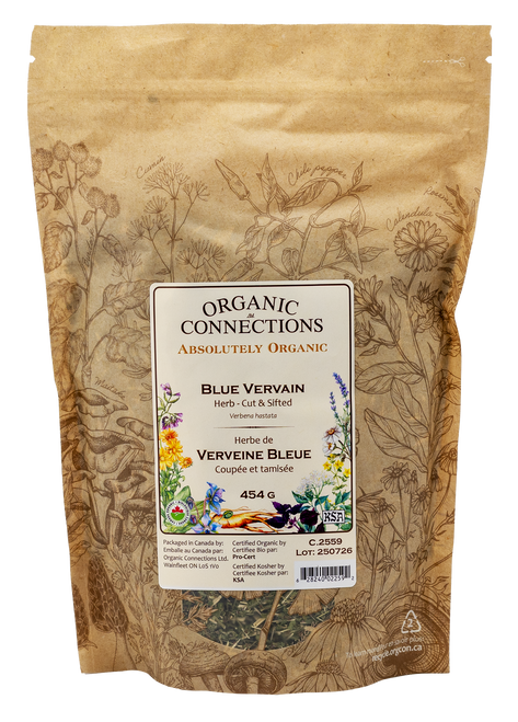 Blue Vervain Herb C/S ~ Bulk ~ Organic ~ 1 LB
