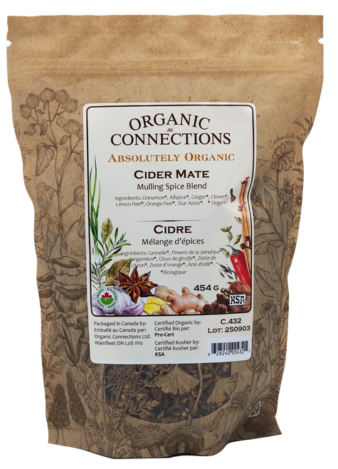 Cider Mate Mulling Spices Blend C/S ~ Bulk ~ Organic ~ 1 LB