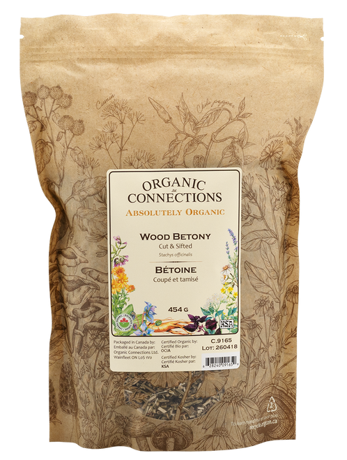 Wood Betony Cut & Sifted ~ Bulk ~ Organic ~ 454g