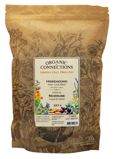 Horehound Herb C/S ~ Bulk ~ Organic ~ 1/2 LB