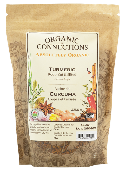 Turmeric Root Cut & Sifted ~ Bulk ~ Organic ~ 454g