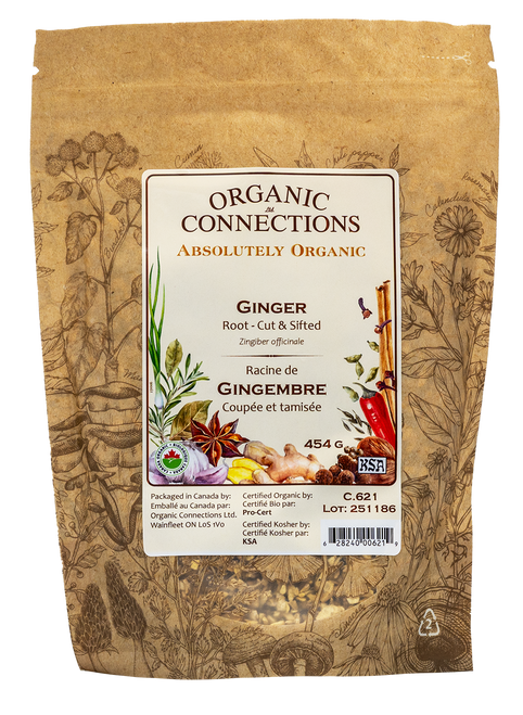 Ginger C/S ~ Bulk ~ Organic ~ 1 LB