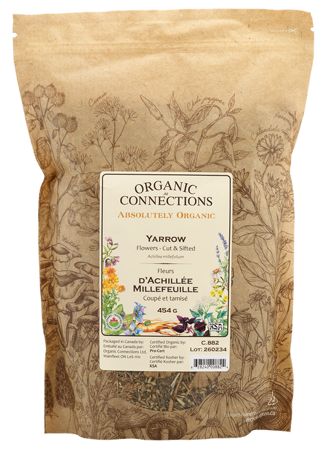 Yarrow Flower Cut & Sifted ~ Bulk ~ Organic ~ 454g