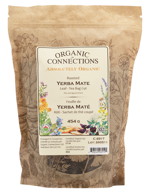 Yerba Maté Roasted Tea Bag Cut ~ Bulk ~ Organic ~ 454g