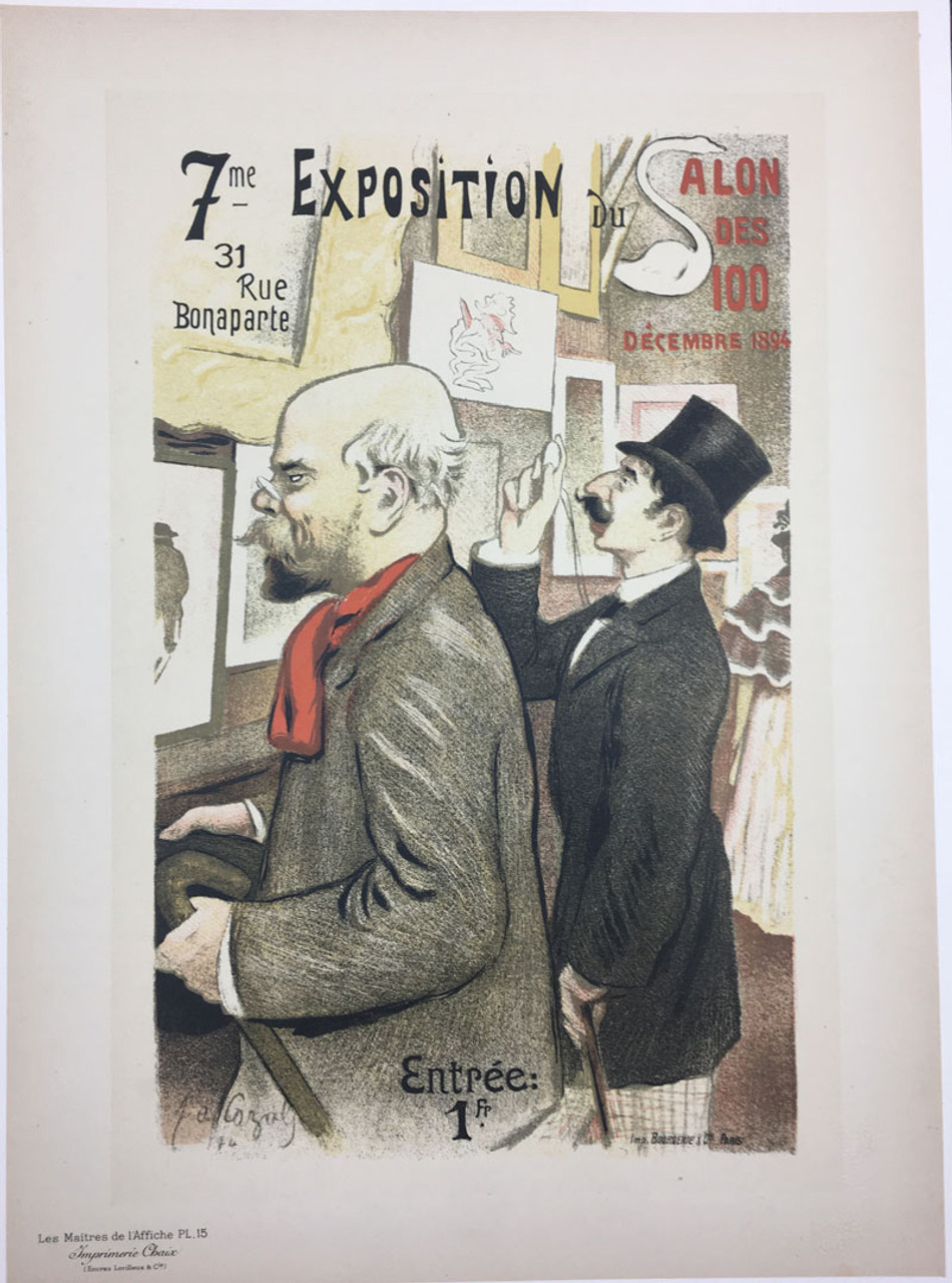 Maitres de L'Affiche Plate 15 - Seventh Exhibition Salon des Cent