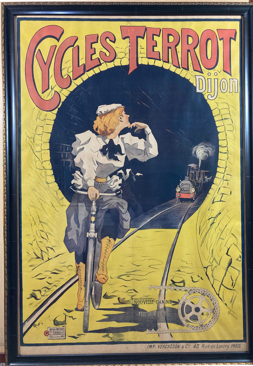 Plaque De Vélo Terrot Dijon - Badge émaillé Cyclisme Vintage Années 40