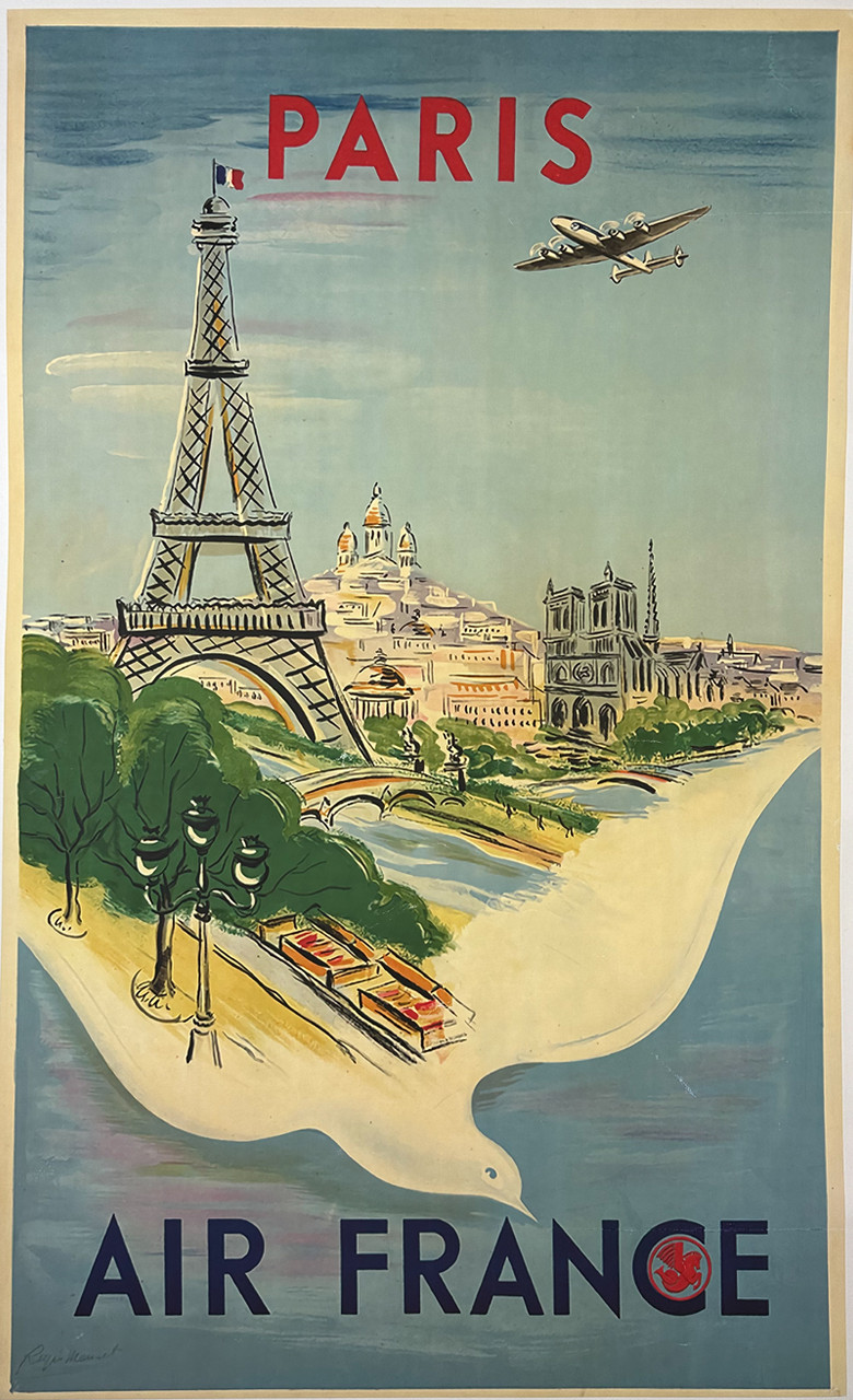 Paris Air France - Timmons Vintage Posters