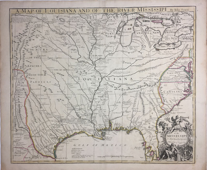 A Map of Louisiana and of the River Mississippi