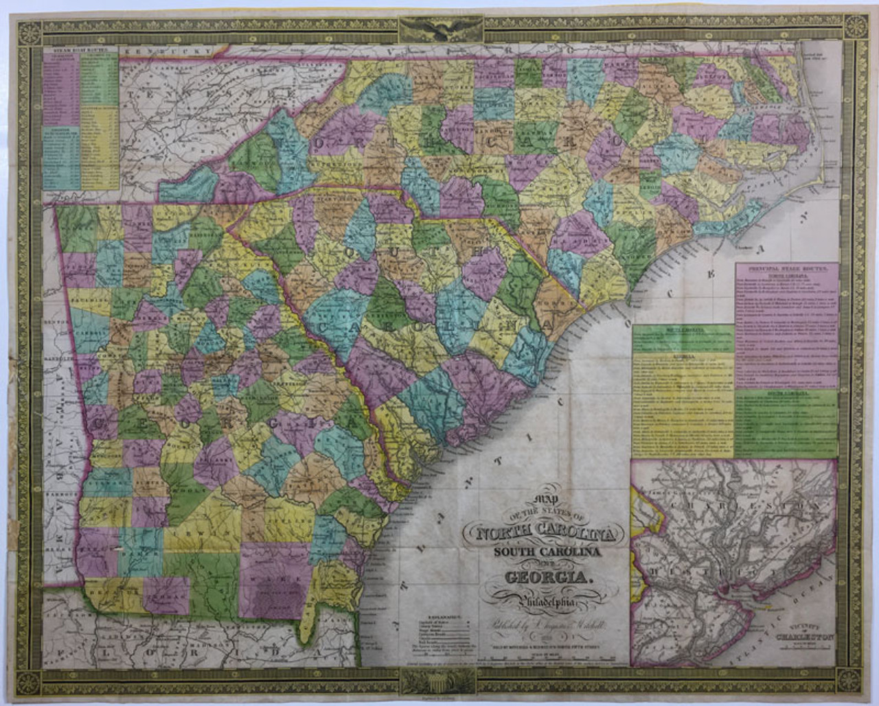 Pocket MapNorth Carolina, South Carolina & Georgia