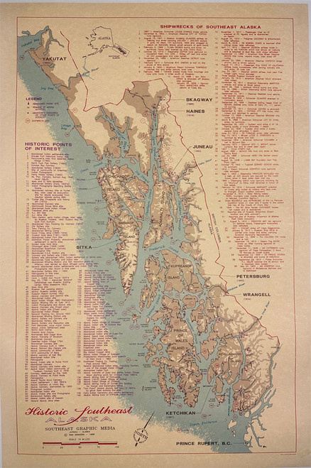 Historic Southeast Asia Map by Sam Sanders ca. 1988 USA original lithograph on linen vintage poster