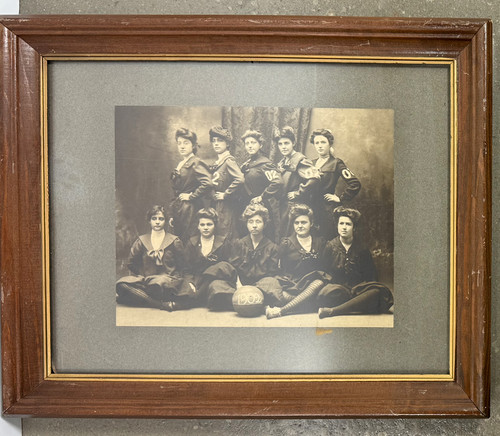 1902 Women's Basketball Team USA original antique photograph archival refit