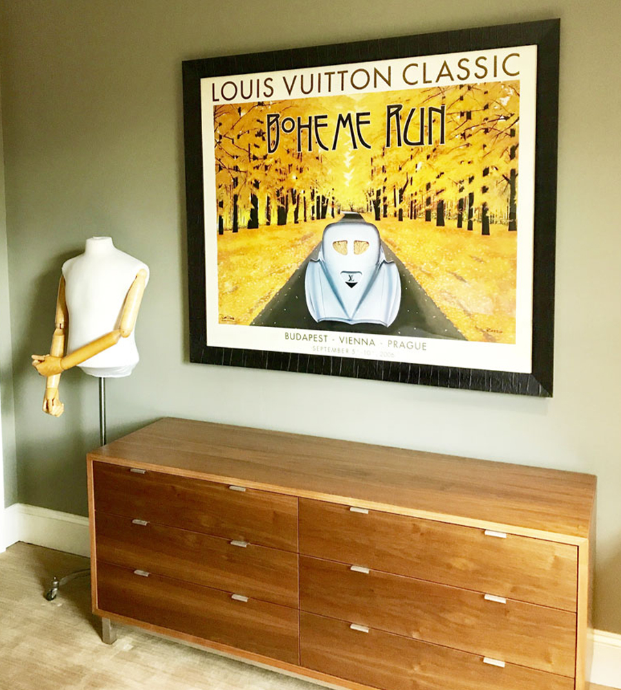 Louis Vuitton Classic Boheme Run Original Vintage Poster