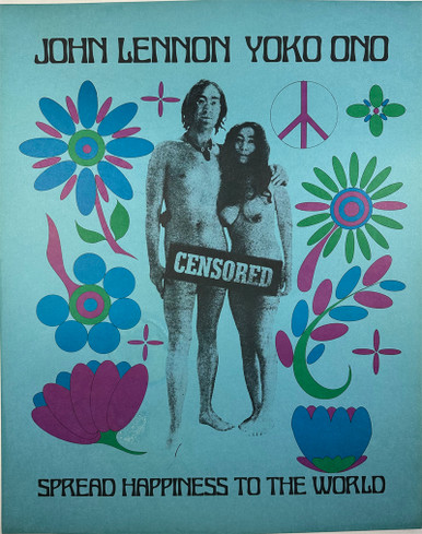John Lennon Yoko Ono Spread Happiness to the World