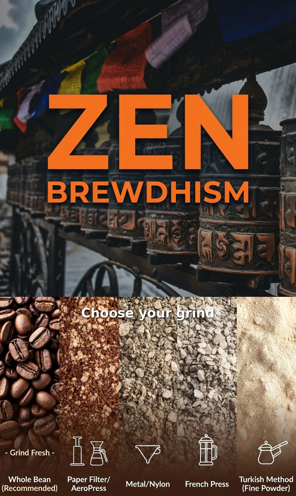 Zen Brewdhism with grind guide