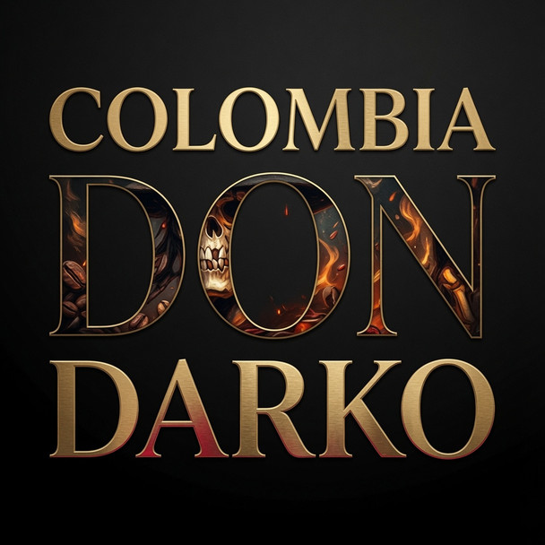 Colombia Don Darko — a bold medium-dark Full City roast with toasty, slightly smoky flavors. Aromatics of pumpernickel bread, walnut, and caramel with notes of baker’s chocolate and roasted hazelnut. Single-origin from Old Crown Coffee.