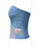 Corsetto in jeans vintage style