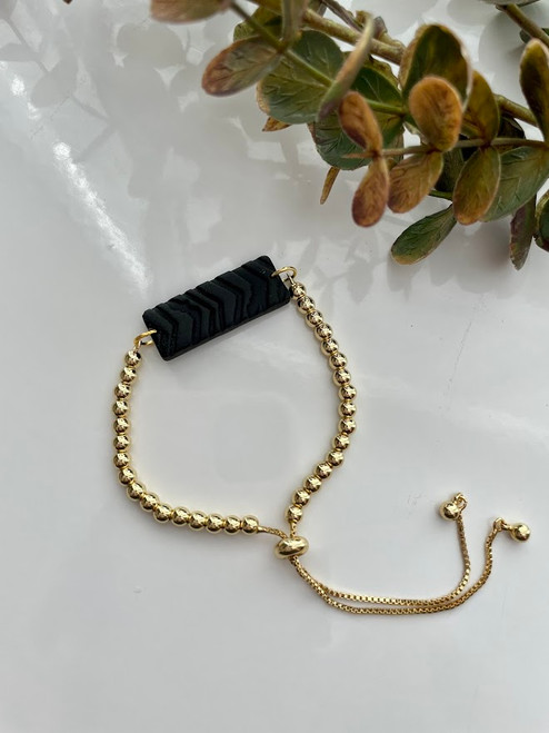 Black Textured Bracelet Black Textured Bracelet