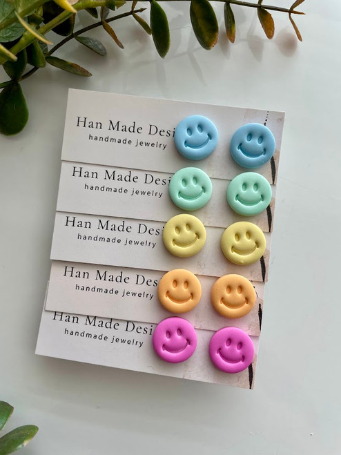Smiley Face Studs Smiley Face Studs