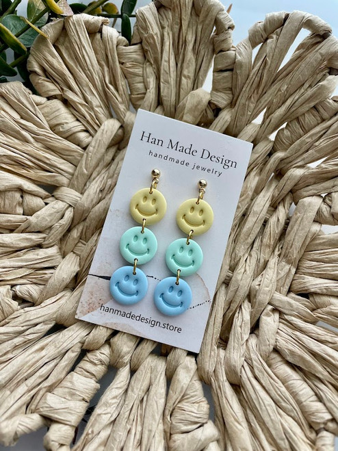 Smiley Face Stack (Yellow/Green/Blue) Smiley Face Stack (Yellow/Green/Blue)