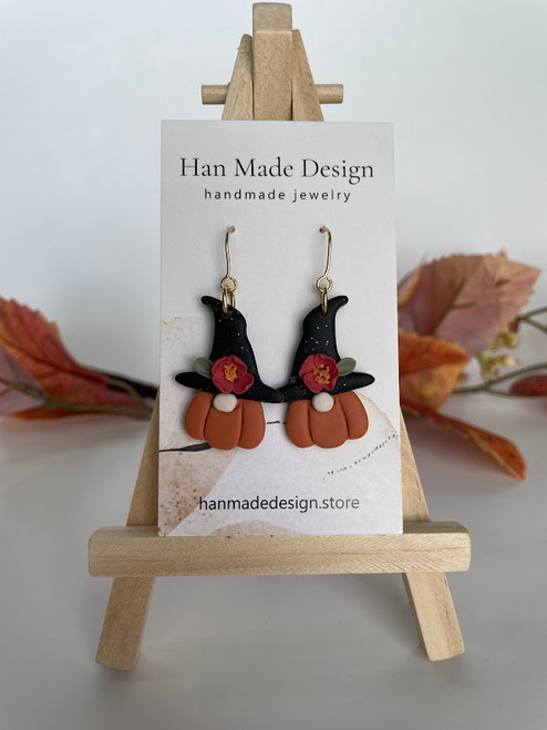 Pumpkin Gnome Dangles Pumpkin Gnome Dangles